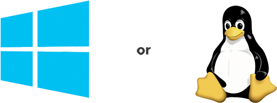 Windows or Linux. You Choose. Windows or Linux. You Choose.