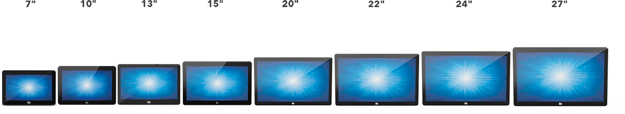 Brilliant Displays from 7 to 27-inches Brilliant Displays from 7 to 27-inches