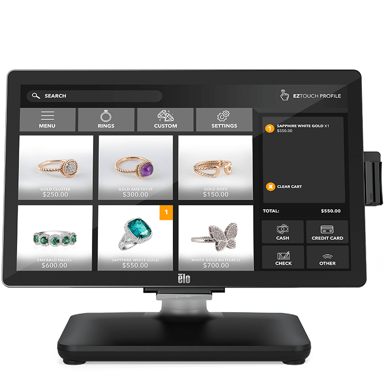 Elo All in one touchscreen pos terminal with Elo Edge Connect Technology Elo All in one touchscreen pos terminal with Elo Edge Connect Technology